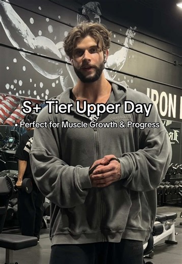 S  Tier Upper Day Workout — Complete Upper-Body Progress Tracking