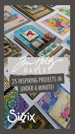 Get ready to be inspired! Here are 25 incredible projects all using the two newest launches from Tim Holtz created by the incredible Tim Holtz Makers. From cards to journals to home decor and more, these projects show the breadth of creativity you can tap into with the new Vault collections. We're sharing a deeper look at many of these fantastic makes over on our YouTube channel where Pete takes a deep dive into the newest collection of Multi-Level embossing folders! Special thanks to all the Ti