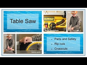 How to use the portable Table Saw - Construction Power Saw Series - Trades Training Video Series
