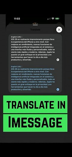 How To Translate Texts in iMessage | iOS 26 Tutorial