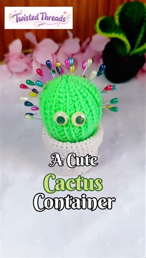 Cute Cactus Crochet Plant #crochet #diy #beginnercrochet