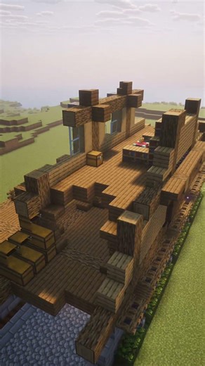 A cozy Minecraft starter base designed to feel safe, warm, and welcoming 🌿 #creative #minecraft