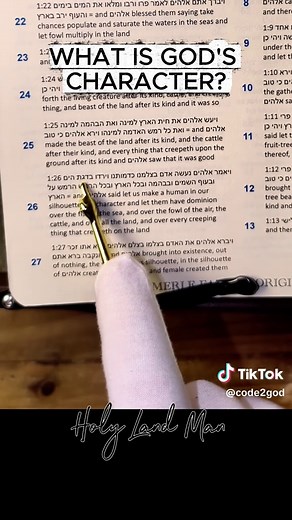❤️ What is God’s Character? Holy Land Man reads the Original Bible to reveal the true character of God. The Original Bible contains 23,206 verses, built on God's own original Word of God (WOG): a long string of 1,197,000 Hebrew letters that has never changed. #OriginalBible #HolyLandMan #God #biblestudy #bibleverse