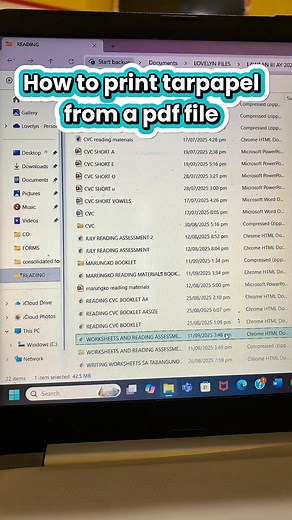 Tutorial on how to print a tarpapel from a pdf file #fblifestyle #teacherlove #tarpapel | Teacher Love