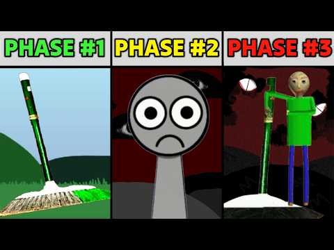 All Phases in New Incredibox Sprunki Oc of Sweep Broom From Phase 1 to Phase 3