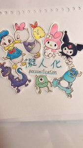 ディズニーキャラクター擬人化イラスト集