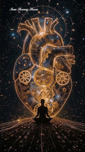 "The Cosmic Heart Machine | AI Meditation of Conscious Light"