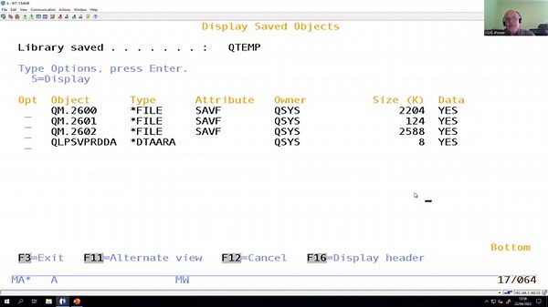 ACS Part 16 Uploading Save Files from PC to IBM i