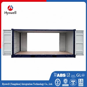 [Hot Item] Hyswell 20gp Full Side Open Door Shipping Container 20FT Hc High Cube Open Sided Container Open Side of Container