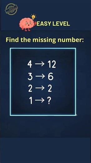 Can you find the missing number ? 🔢 Easy Math - Number pattern Puzzle #13