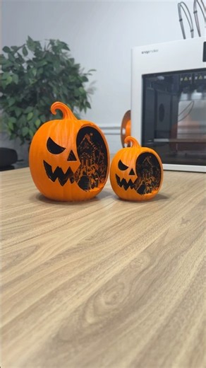3D Printing Haunted Pumpkin 🎃👻 @Snapmaker