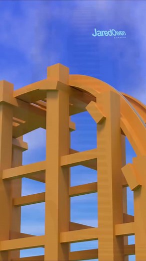 Discover the science behind roller coasters! #rollercoaster #howitworks #thrilling #physicsfun #3danimation | Jared Owen