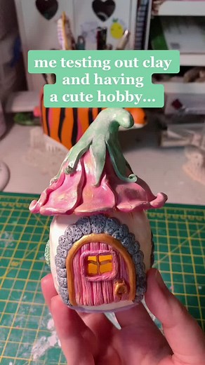 Creating Clay Fairy Houses for a Fairy Village Hobby