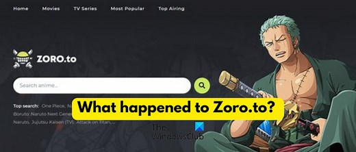 What happened to Zoro.to? Is it shutdown or rebranded?