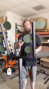 Get your Koozer Lollipop today 🤩 This dueling tree is fitted with our green .22 rimfire paddles for cheap and easy range days. Swap them back to our orange AR 500 paddles for rifle rated dueling fun Get yours today at MRTARGETONLINE.COM #mrtarget #duelingtree #rangeday #rimfire #steeltargets #volquartsenfirearms #sigsauer #customized | Mr Target