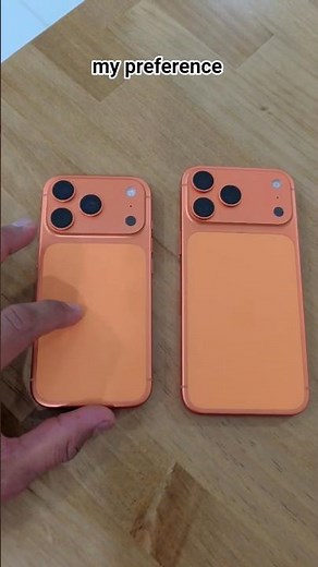 Comparing the footprint of the new iPhone 17 Pro lineup!