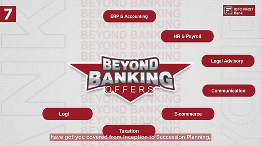 31K views · 538 reactions | Discover 7 compelling reasons to choose IDFC FIRST Bank. From tailored financial solutions to exceptional customer service, we are committed to supporting your business growth. Watch now and unlock the opportunities that IDFC FIRST Bank brings to your MSME’s growth journey. Know more here: https://www.idfcfirstbank.com/business-banking #IDFCFIRSTBank #AlwaysYouFirst | IDFC FIRST Bank | Facebook