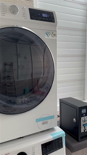Relaxing Laundry Management: Sintron ST-004 ASMR Demo - From Coin Drop to Cycle End | Coin Washer