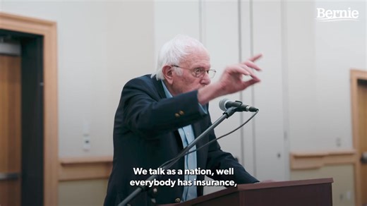 Having private health insurance doesn’t mean a damn thing if you have a $7,000 deductible that you can’t afford. | Bernie Sanders