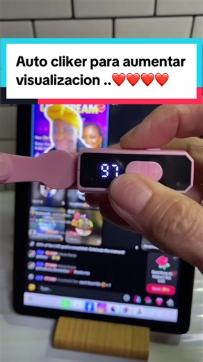 Auto cliker usb, para dar tapa tap a la pantalla sin esfuerzos y sin perder dinero en darle con los dedos y asi atudas al anfitrion ó a tu equipo a aunentar sus visualizaciones y llegan mas personas al vivo para seguirte 💪🏻🙋🙋🏻‍♀️🤳🏻#taptaptap #autocliker #taptaceros #live #tiktoklivefest2024