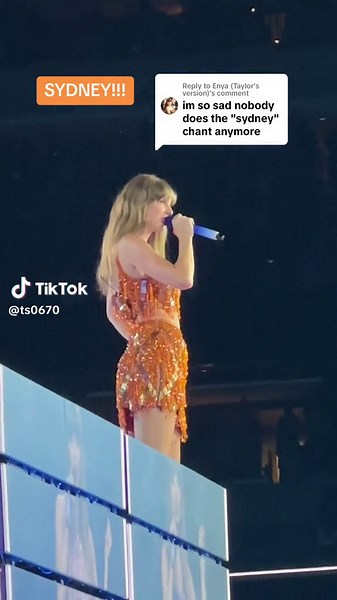 Taylor's Version Enya Cover Sydney Live Performance Highlights