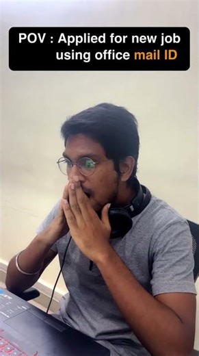 POV: You applied for a new job using your office mail ID 😭 | #officehumor #joblife