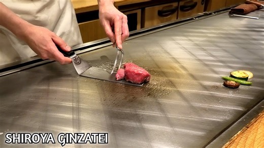 Japanese Beef Steak Teppanyaki Experience at Shiroya Ginzatei Tokyo