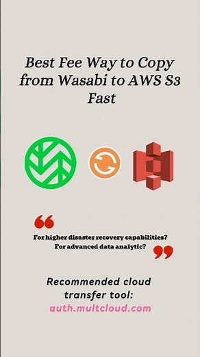 The Easiest Way to Copy from Wasabi to AWS S3 | One-Click Setup #multcloud #cloudstorage