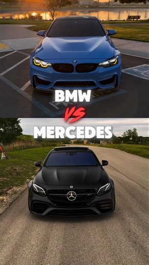 BMW VS MERC...☠️!! PART -1 #cars #bmw #mercedes #automobile #ytshorts