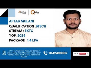 From Zero to Offer Letter | Placement Success Story | JSPIDERS THANE