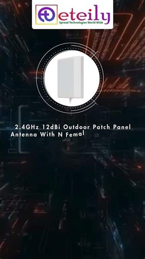 High-Gain 2 4GHz 12dBi Outdoor Patch Panel Antenna #outdoorantenna #12dbiantenna #longrangewifi