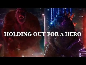 Godzilla vs Kong Hong Kong Battle but with Holding Out For A Hero