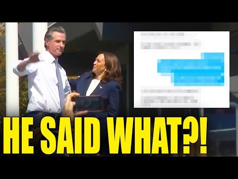 Kamala’s SHOCK TEXTS With Newsom JUST LEAKED!