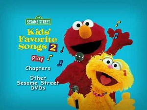 Sesame Street: Kids Favorite Songs 2 - DVD Menu Walkthrough
