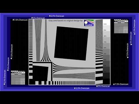AVS HD 709 Basic Test Patterns - Color and Overscan