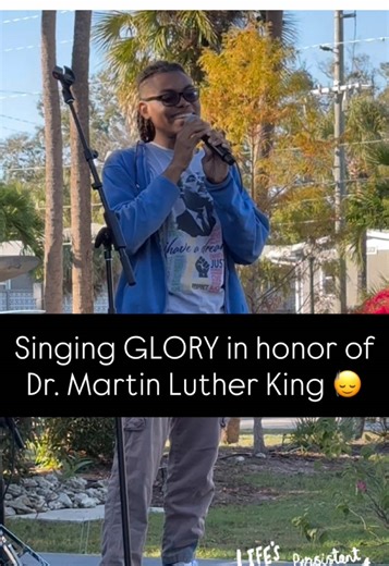 Enjoy my rendition of Glory to honor the legacy of Dr. Martin Luther King Jr. Absolutely love this song by @John Legend & @Common Also, my Black History Year Calendars are on a special discount sale for MLK Day this week. 😊 #mlk #glory #mlkday #singing #solo