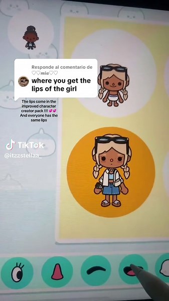 Toca Life World: New Lip Tutorial for Character Creation