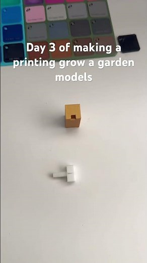Day 3 of modeling and printing grow a garden #3dprinting #growagarden #seed