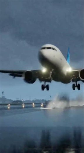 Blizzard Descent in 4K — When Snow Meets Jet Power ❄️🔥