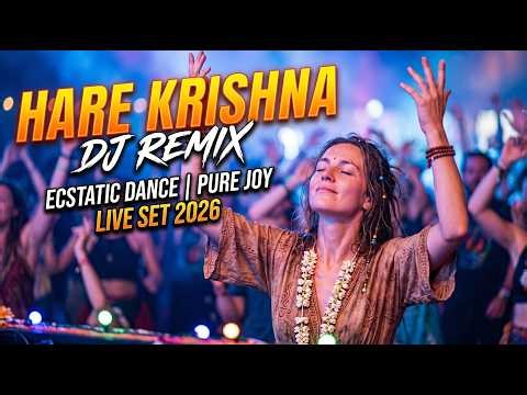 Krishna Bhajan DJ Mix With Flute & Dhol | Hare Krishna Party Dance Bhajan | Powerful Bhakti DJ Remix