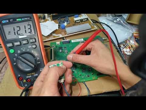 How to Adjust Samsung Mainboard BN41-027518 VGH VGL Voltage by VGH VGL Module TJKJ-A1 #programador
