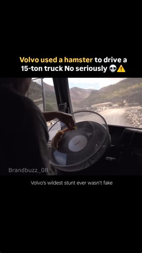 BrandBuzz | Decoding Marketing & Advertising on Instagram: "When Volvo said their trucks could handle with precision, they proved it with a hamster. In “The Hamster Stunt,” a trained hamster named Charlie steered a 15-ton Volvo FMX through a Spanish quarry — no CGI, no tricks. A carrot guided him, a stunt driver handled the pedals, and every turn showed off Volvo’s Dynamic Steering system in real conditions. Created by Forsman & Bodenfors, the campaign turned engineering into entertainment — pro