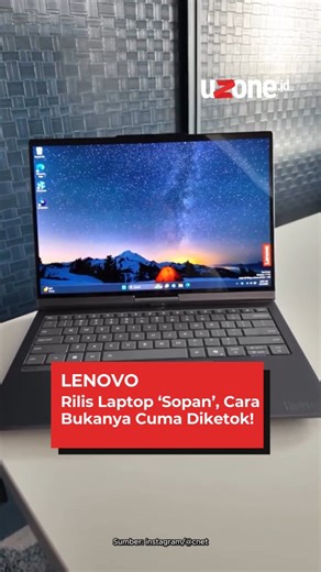 Uzone.id - Media Teknologi & Otomotif on Instagram: "Kenalin fitur Knock to Open dari Lenovo. Hidup makin praktis, kerja makin sat-set. Siapa yang baru tau fitur ini? Komentar di bawah dong, Uzoners! #lenovo #knock #laptop #laptopgaming #laptopmurah"