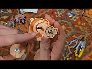 Vintage Pull String voice box repair Ozen Santa Doll, Pee Wee Herman