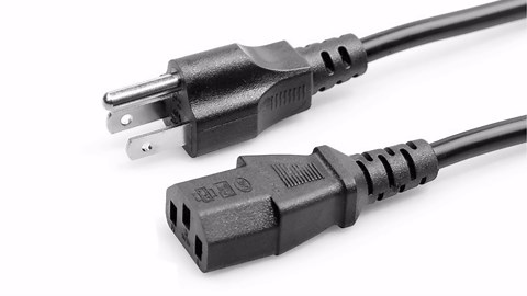 3 Prong Power Cord Cable Replacement Vibration Plate Exercise Machine for Vibration Plate Walking Pad Treadmills, Fitpulse Lifepro Hurtle Fitness, ‎Sperax ‎UREVO Yagud ‎Superun Treadmill Universal 6Ft