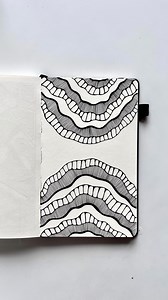 3K views · 304 reactions | A good way to kickstart the week! If you’re looking to make simple and relaxing drawings - here’s one for you! Go to my Amazon store if you’re interested in the supplies I use, link in bio✍ #drawing #art #artist #abstractart #simple #easy #relax #tutorial #sketch #creative #pattern #drawingoftheday #viral | The Calm Creator | Facebook