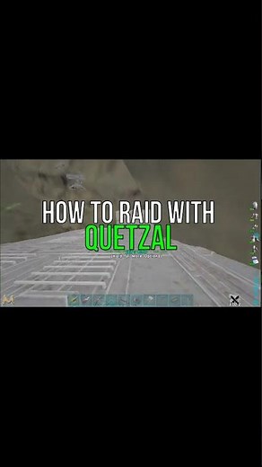 how to raid any base in ark using a quetzal like a pro