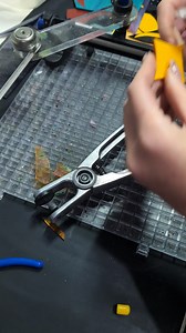 Cutting glass 1 piece done 26 to go *** The cutter isn't electric, it's manual, it's just on a weighted arm system that reduces wrist fatigue Cutters mate mini #stainedglass | Bones&Bevels