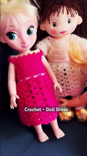 Crochet - 18 Inch Doll Dress