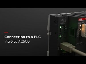 Intro to AC500. Part7: Connection to a PLC